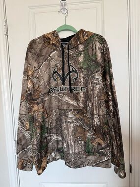 Realtree Poly Camo Logo Hunting Hoodie